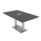 Skutchi Designs 35.5 in W, 59.5 in L, 29 in H, Engineered Wood Top, Grey HAR-REC-36x60-DOU-ELEC-ASIANNIGHT - alternate 1